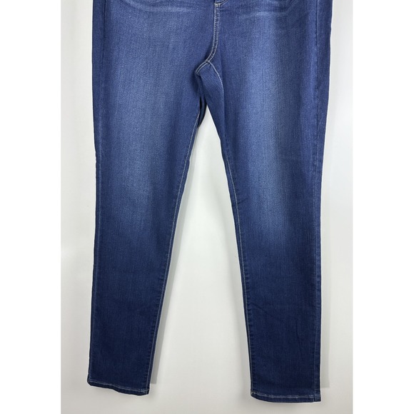 NWT NYDJ Alina Skinny Legging Blue Denim Stretch Echo Valley Medium Wash Size 14 - Picture 4 of 14